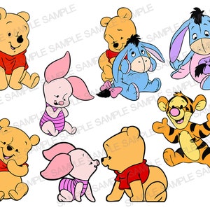 Bébé Winnie lourson et Tigger Imprimer Winnie Lourson Aquarelle Affiche  Winnie Pooh Imprimable Winnie Pooh Baby Shower Bébé Décoration de chambre -   Canada