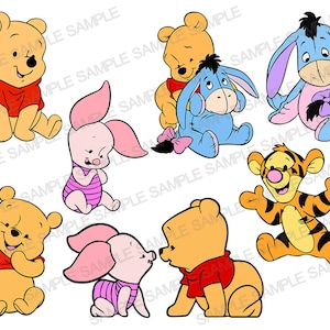 Bébé Winnie lourson et Tigger Imprimer Winnie Lourson Aquarelle Affiche  Winnie Pooh Imprimable Winnie Pooh Baby Shower Bébé Décoration de chambre -   Canada