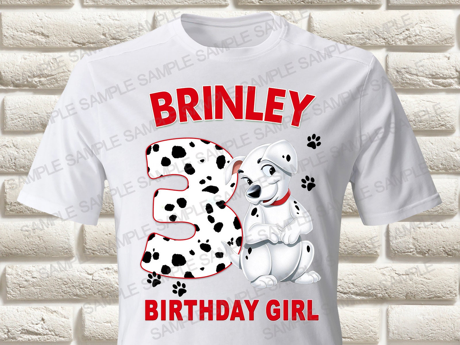Transfer 101 Dalmatians Girl Iron 
