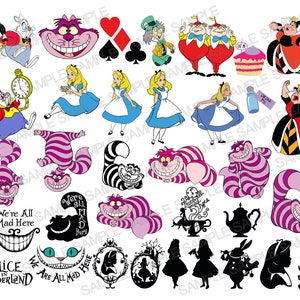Alice in Wonderland SVG, Alice SVG, Alice in Wonderland Iron On Transfer, Alice in Wonderland Clipart, Alice in Wonderland T-shirt