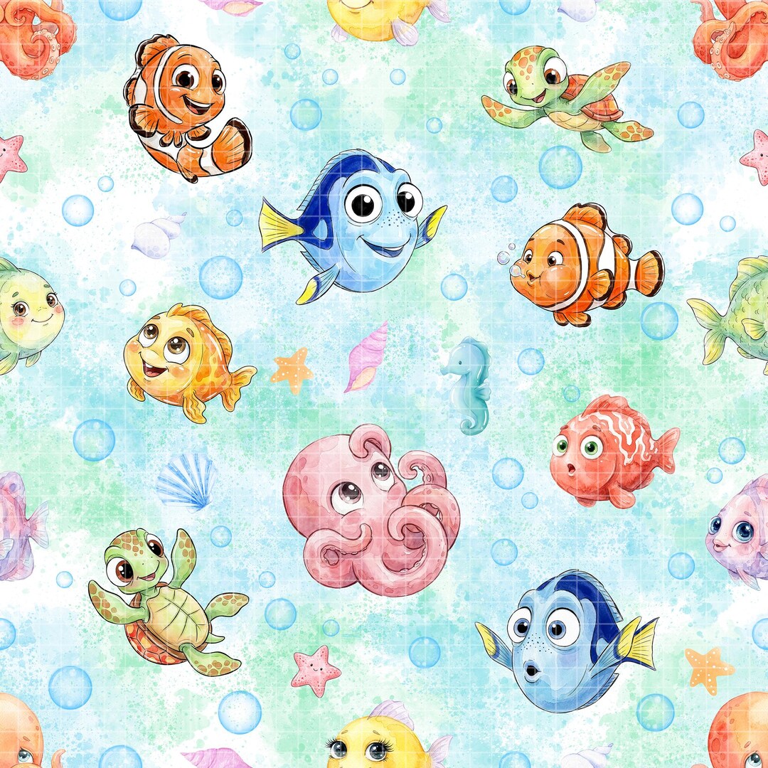 Nemo Repeated Pattern Finding Nemo Seamless Pattern Finding Nemo Pattern Finding Dory Digital ...