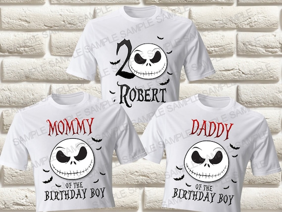 Nightmare Before Christmas Iron On Transfer, Nightmare Birthday Shirt,  Nightmare Personalize, Nightmare Shirt Design, Nightmare Printable