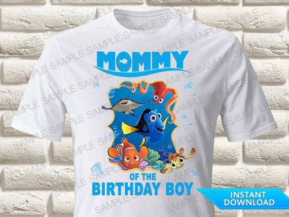 finding dory birthday shirt