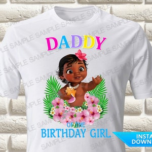 Baby Moana Mommy Of The Birthday Girl Iron On Transfer Baby Etsy