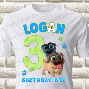 Puppy Dog Pals Iron On Transfer, Puppy Dog Pals Birthday Boy Iron On Transfer Puppy Dog Pals Birthday Shirt Iron On Transfer Only PNG