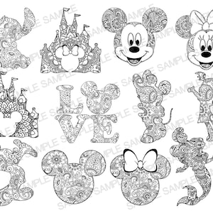 Coloriage Stitch Mandala Svg, Lilo And Stitch Svg, Disney Sv - Inspire  Uplift