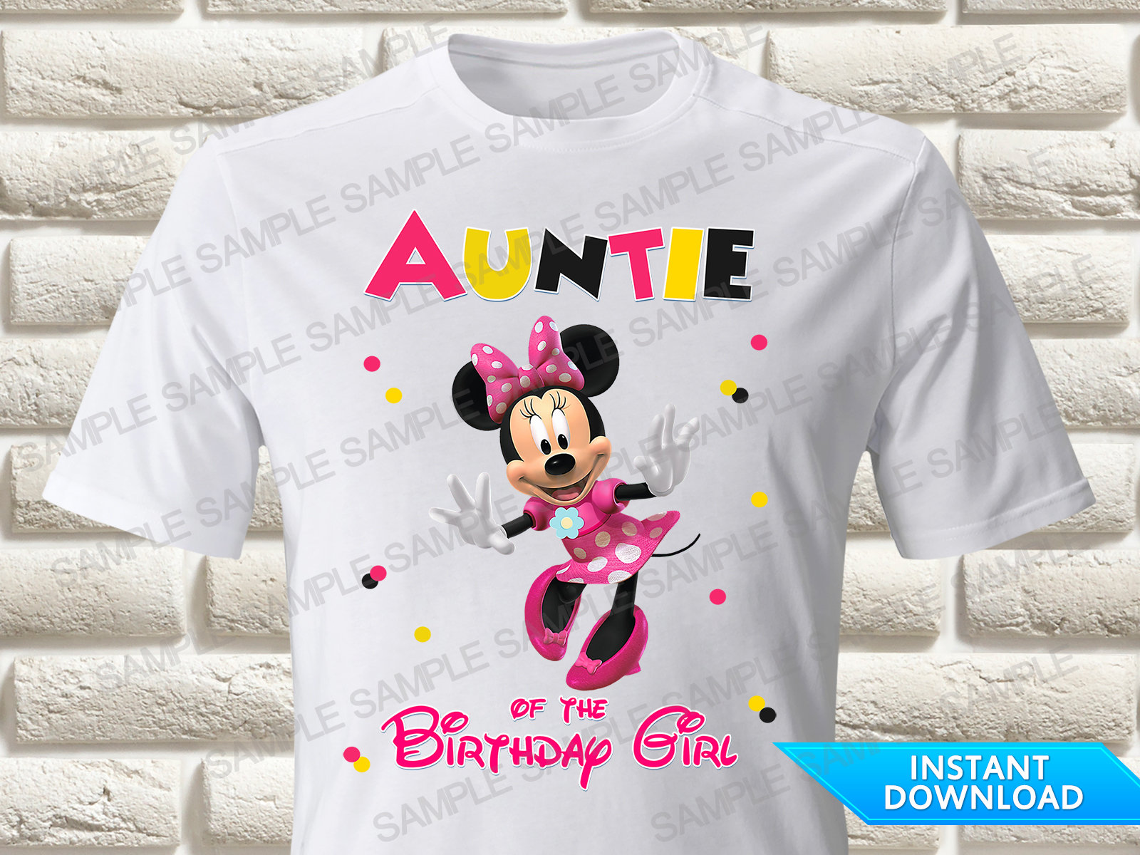 Aunt of the Birthday Girl Sadness Inside out Iron on IMAGE Printable Clip  Art Shirt Party Matching T-shirts Instant Download