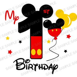 Mickey Mouse 1st Birthday - Etsy