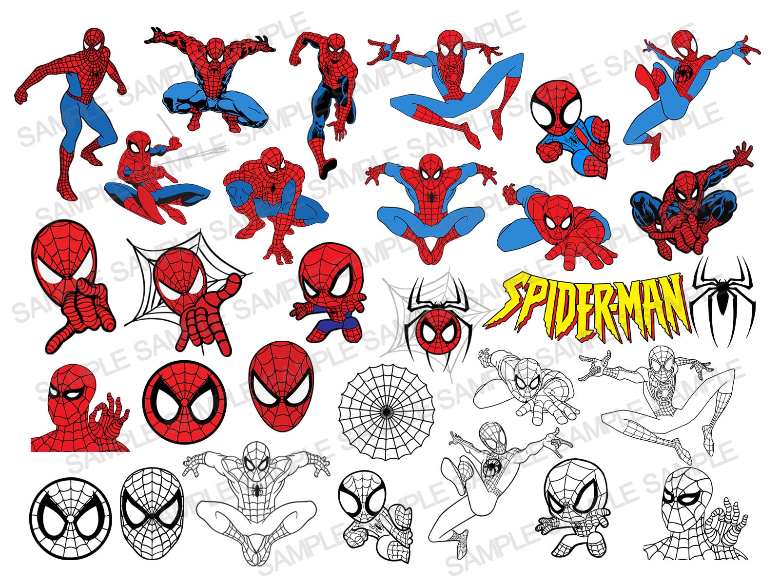 Spiderman SVG Spider Verse SVG Spiderman Clipart Spider - Etsy UK