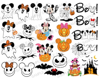 Halloween SVG, Boo SVG, Pumpkin SVG, Clipart, Cricut Svg File, Layered svg, Cut files, fall svg