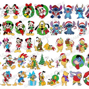 Christmas SVG, Happy Christmas Bundle SVG, Santa Svg, Stitch Christmas svg, Layered SVG, Files for Cricut, Cut files, T Shirt svg png