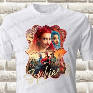 Descendants Rise of Red Iron On Transfer, Descendants Birthday Girl Iron On Transfer, Descendants Birthday Shirt iron, (Only digital PNG)