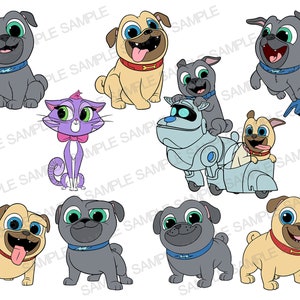 Puppy Dog Pals SVG, Puppy Dog SVG File, Puppy Dog Pals Clipart Puppy Dog Pals Cut Files Puppy Dog Pals Cricut