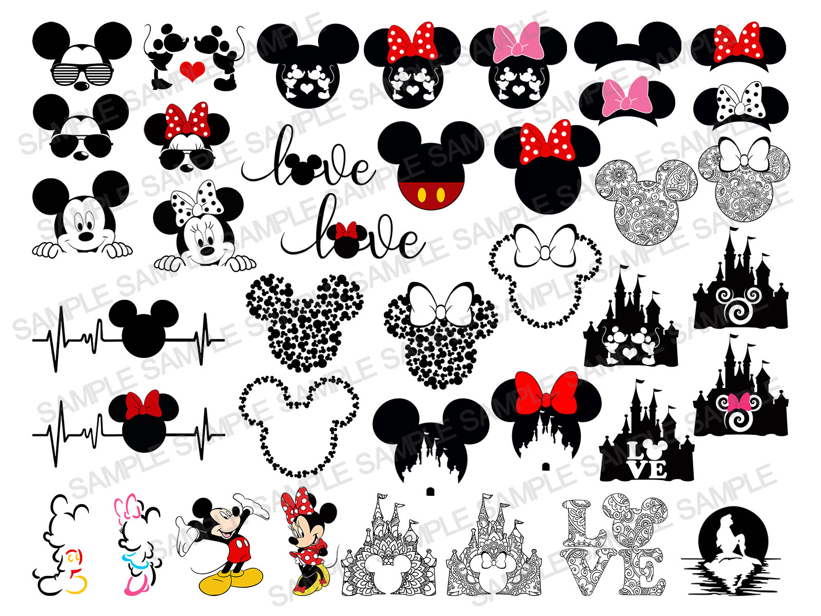 Download Disney Bundle Svg Disney Mandala Svg Mickey Mouse Svg Etsy