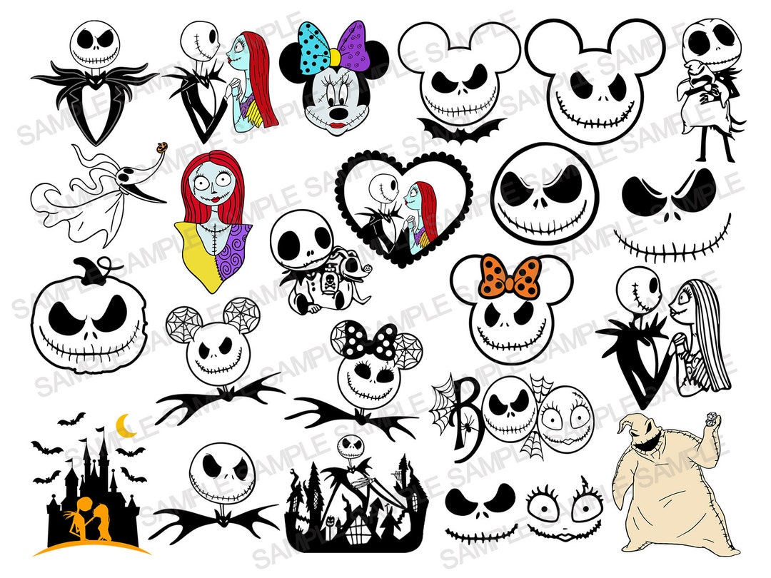 Jack Skellington Svg, Jack Halloween SVG, Nightmare Before Svg
