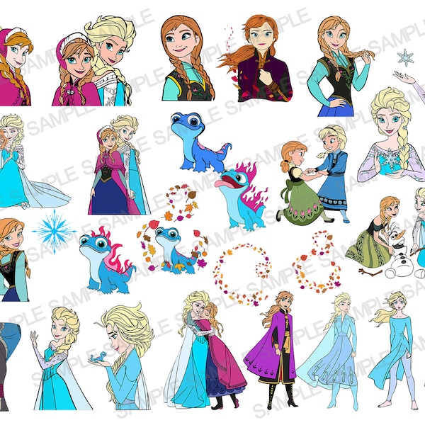 Frozen SVG, Anna SVG, Bruni SVG, Anna Silhouette Svg, Frozen Silhouette Svg, Anna Layered svg Frozen Shirt svg Anna Clipart