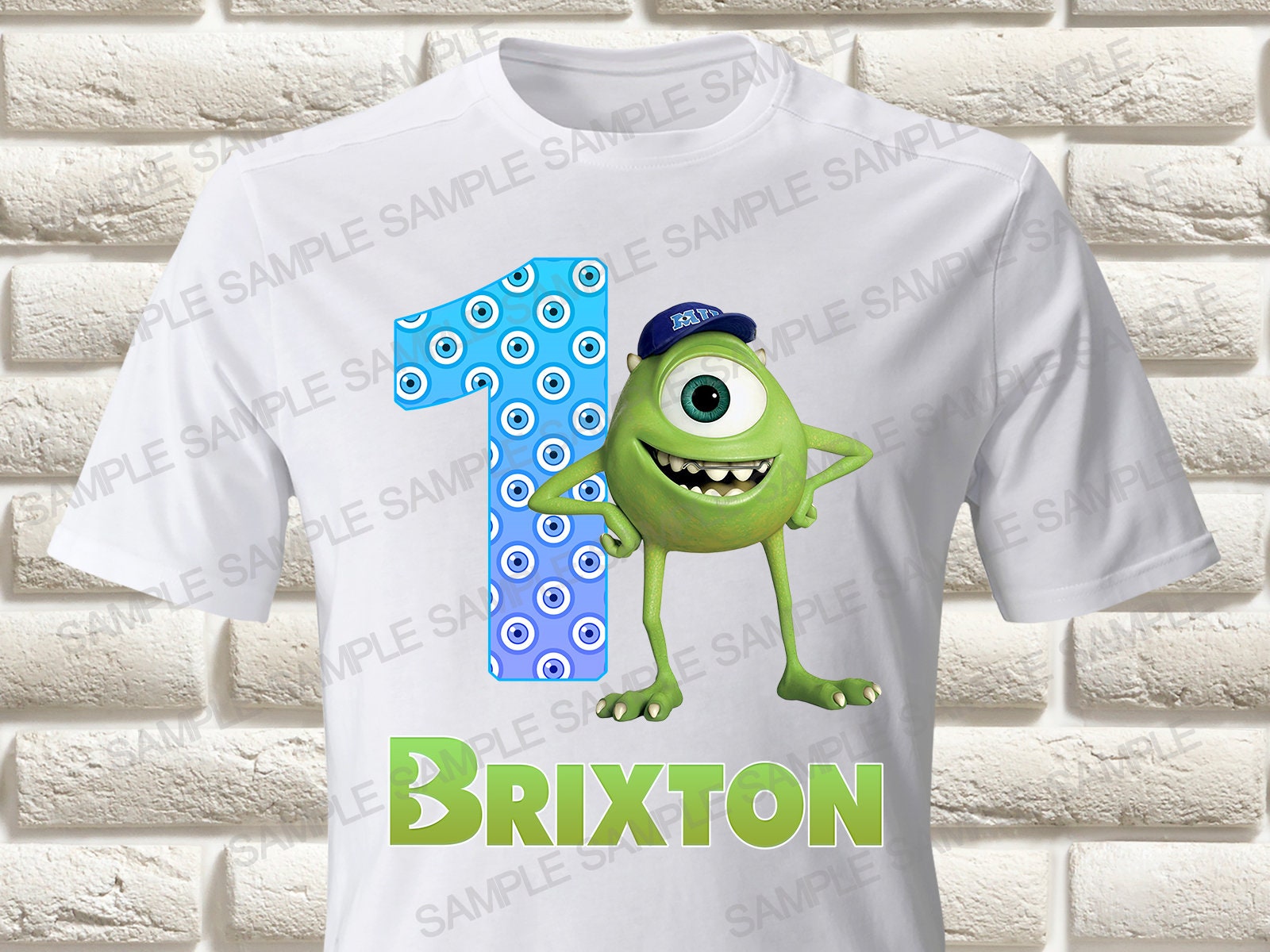 Monsters Inc Iron on Transfer Monsters Iron on Transfer Etsy