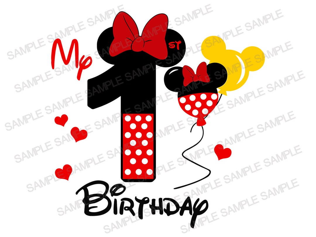 First Svg Birthday Svg Cricut Svg, Clipart, Layered SVG, Files for ...