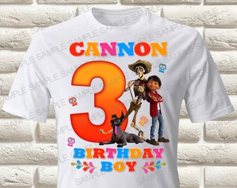 Coco Iron On Transfer, Coco Birthday Boy Iron On Transfer, Coco Birthday Shirt Iron On Transfer, Coco Shirt, Coco Party Shirt, Coco T-shirt