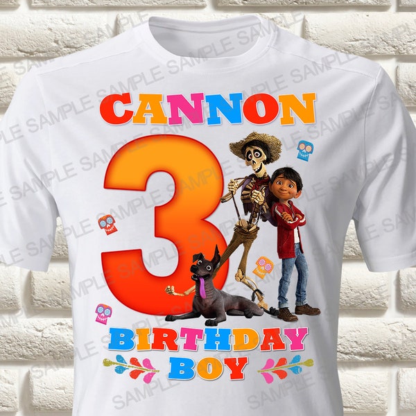 Coco Iron On Transfer, Coco Birthday Boy Iron On Transfer, Coco Birthday Shirt Iron On Transfer, Coco Shirt, Coco Party Shirt, Coco T-shirt