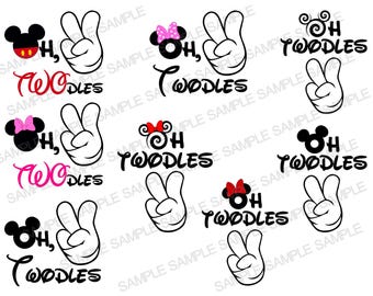 Oh Twodles SVG ヘッド SVG Cricut svg、クリップアート、レイヤード SVG、Cricut 用ファイル、カットファイル、T シャツ svg png、シャツ SVG ファイル