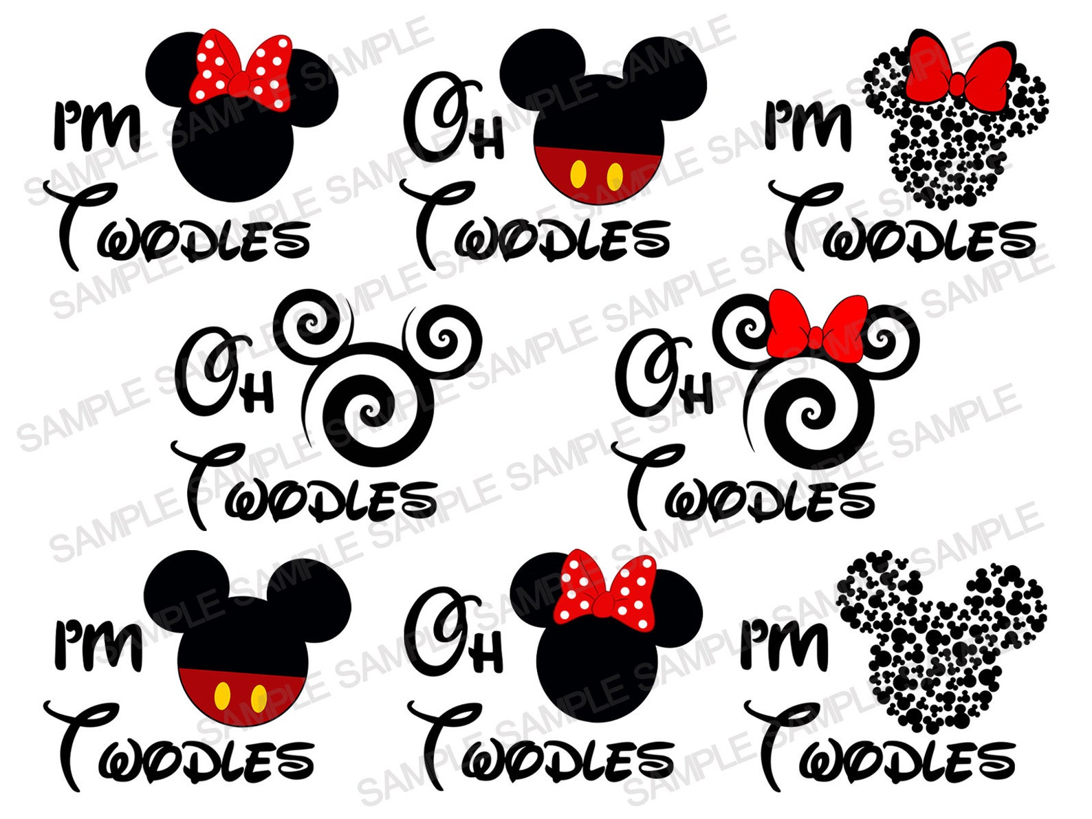 Oh Twodles SVG Mickey Mouse SVG Oh Twodles Mickey SVG Oh Etsy Denmark