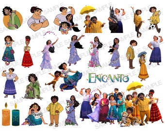 Encanto Clipart PNG, Encanto Digital, Isabel PNG, Maribel Encanto PNG, Mirabel Clipart png, Encanto Birthday Party