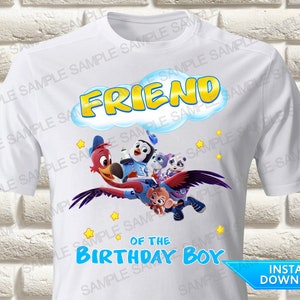 Tots Friend of the Birthday Boy Iron On Transfer, Tots Iron On Transfer, Tots Birthday Shirt Iron On Transfer, Tots Shirt, Tots Party Shirt
