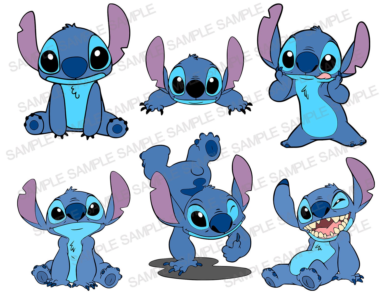 Gâteau d'anniversaire Stitch DXF, SVG, PNG, fichiers eps Lilo