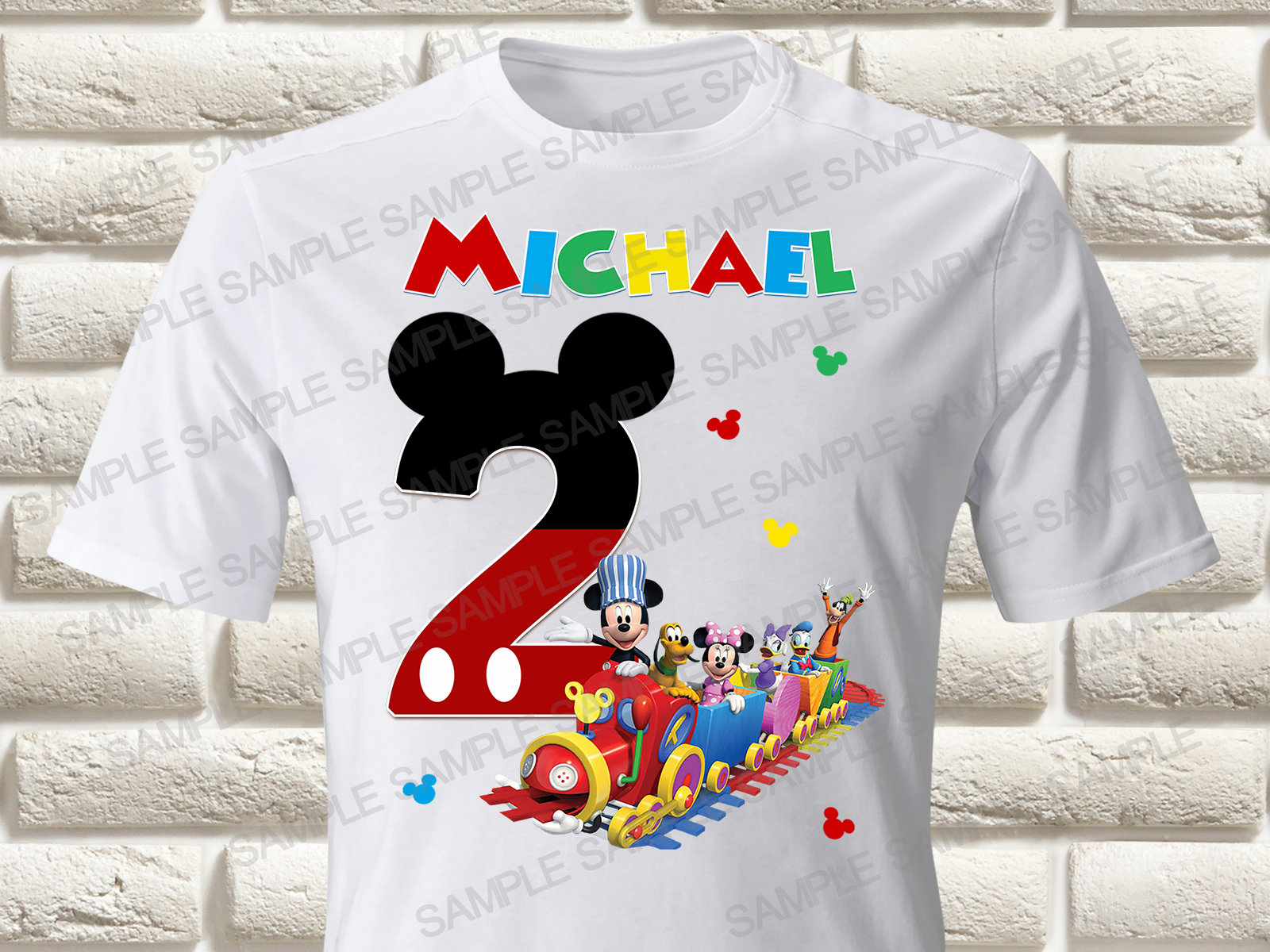 [100cm] Mickeyキョロキョロ♡クリスマススウェット Mickey Mouse Choo Choo - Etsy