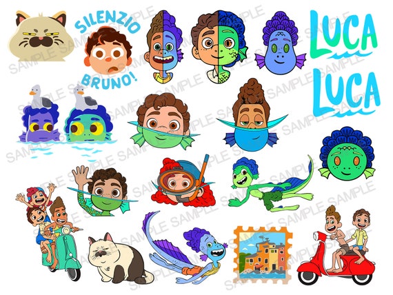 Luca Svg Clip art Files, Luca Paguro, Disneyland Ears, Digit - Inspire  Uplift