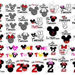 Oh Twodles SVG One SVG Head SVG Cricut Svg Clipart Layered Svg Bundle Files for Cricut Cut Files Png File