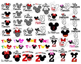 Oh Twodles SVG één SVG hoofd SVG Cricut Svg Clipart gelaagde Svg-bundelbestanden voor Cricut gesneden bestanden Png-bestand