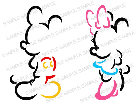 Mickey Mouse Svg Mickey Svg Minnie Mouse Svg Minnie Svg Etsy