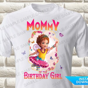 Fancy Nancy Mommy of the Birthday Girl Iron On Transfer, Fancy Nancy Iron On Transfer, Fancy Nancy Birthday Shirt Iron On Transfer