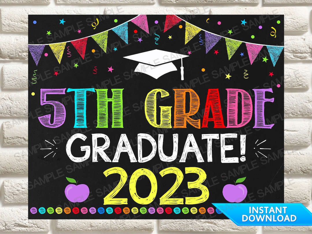 5th-grade-graduation-sign-elementary-school-graduate-last-etsy