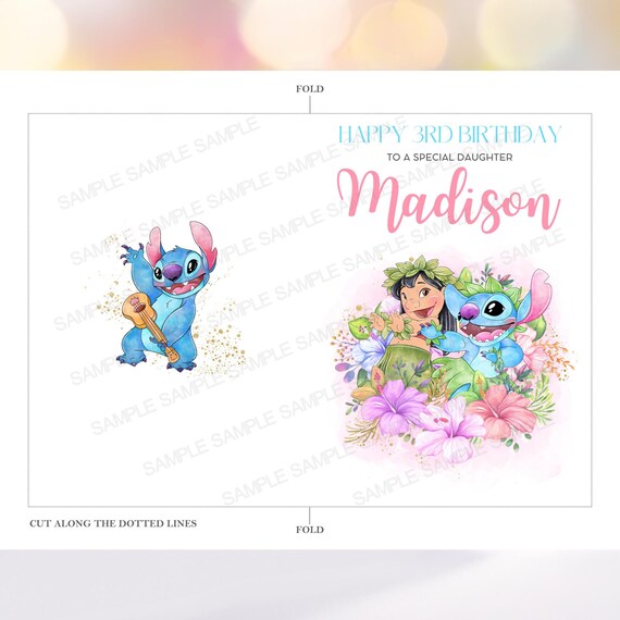 BIGLIETTO DI COMPLEANNO PERSONALIZZATO Nipote Nipote 2 3 4 Qualsiasi - Foto 5