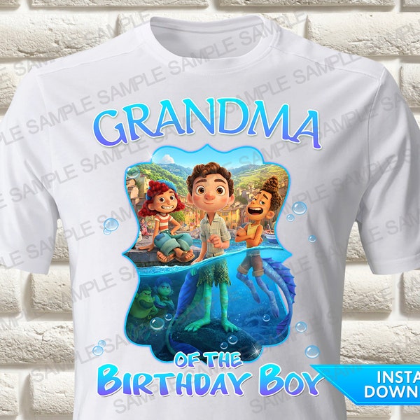 Luca Grandma Iron On Transfer, Luca Birthday Iron On Transfer, Luca Birthday Shirt Iron On Transfer, Luca Shirt, Luca T-shirt