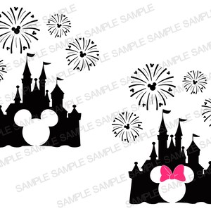 Schloss SVG, Schloss Feuerwerk SVG, Cricut SVG, Clipart, Dateien für Cricut, Schnitt Dateien, T-Shirt svg png, Shirt-Svg-Datei
