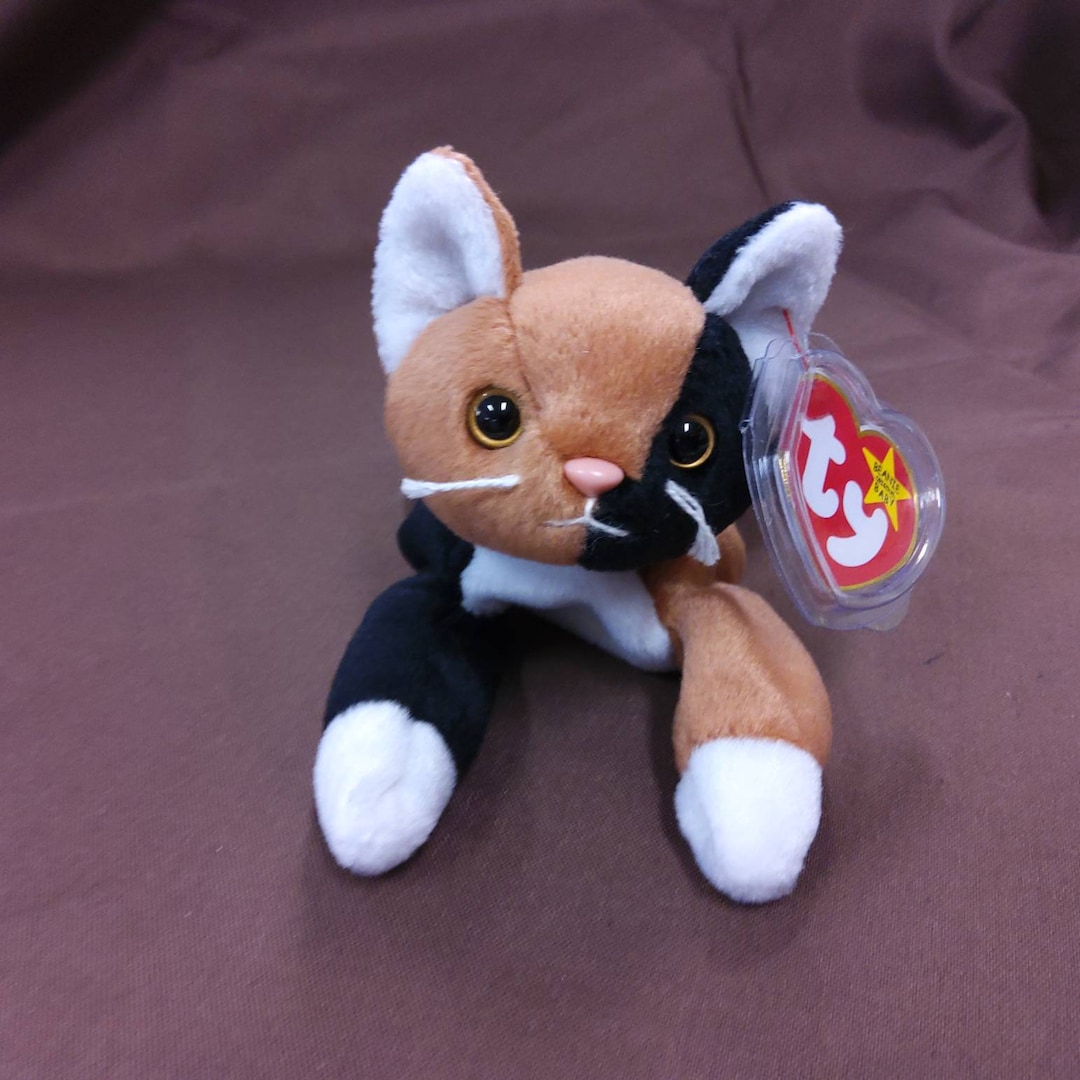 TY Beanie Baby chip the Calico Cat. New, Never Played With. Stored in a