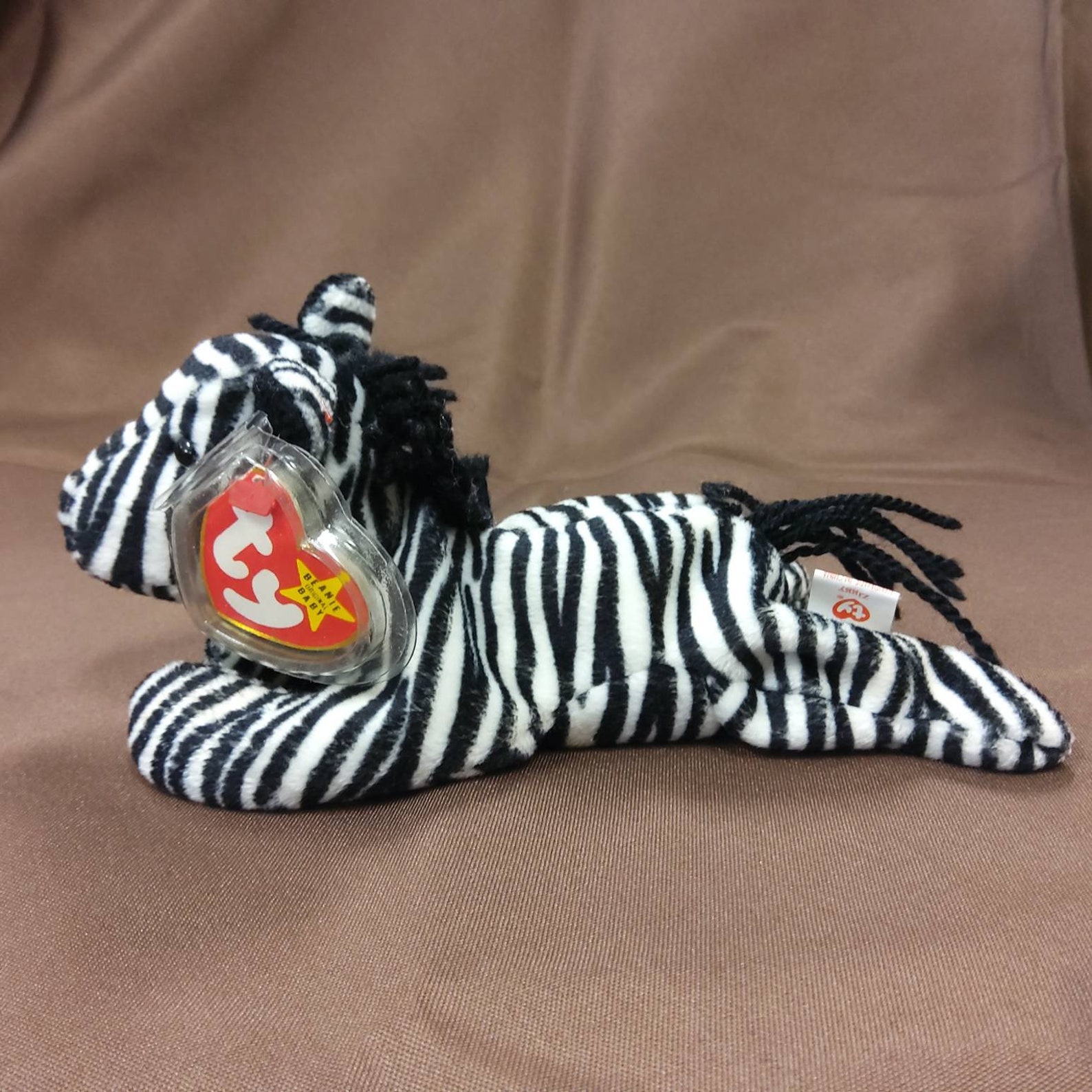 TY Beanie Baby ziggy the Zebra. New Never Played Etsy UK