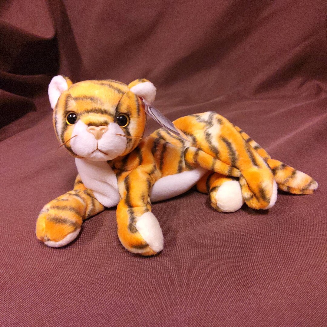 TY Beanie Baby india the Tiger. New, Never Played With. Stored in a