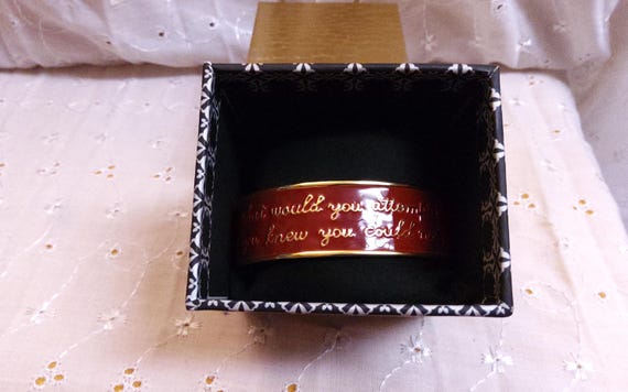 RUSTIC CUFF Inspirational Goldtone Cuff Bracelet … - image 2