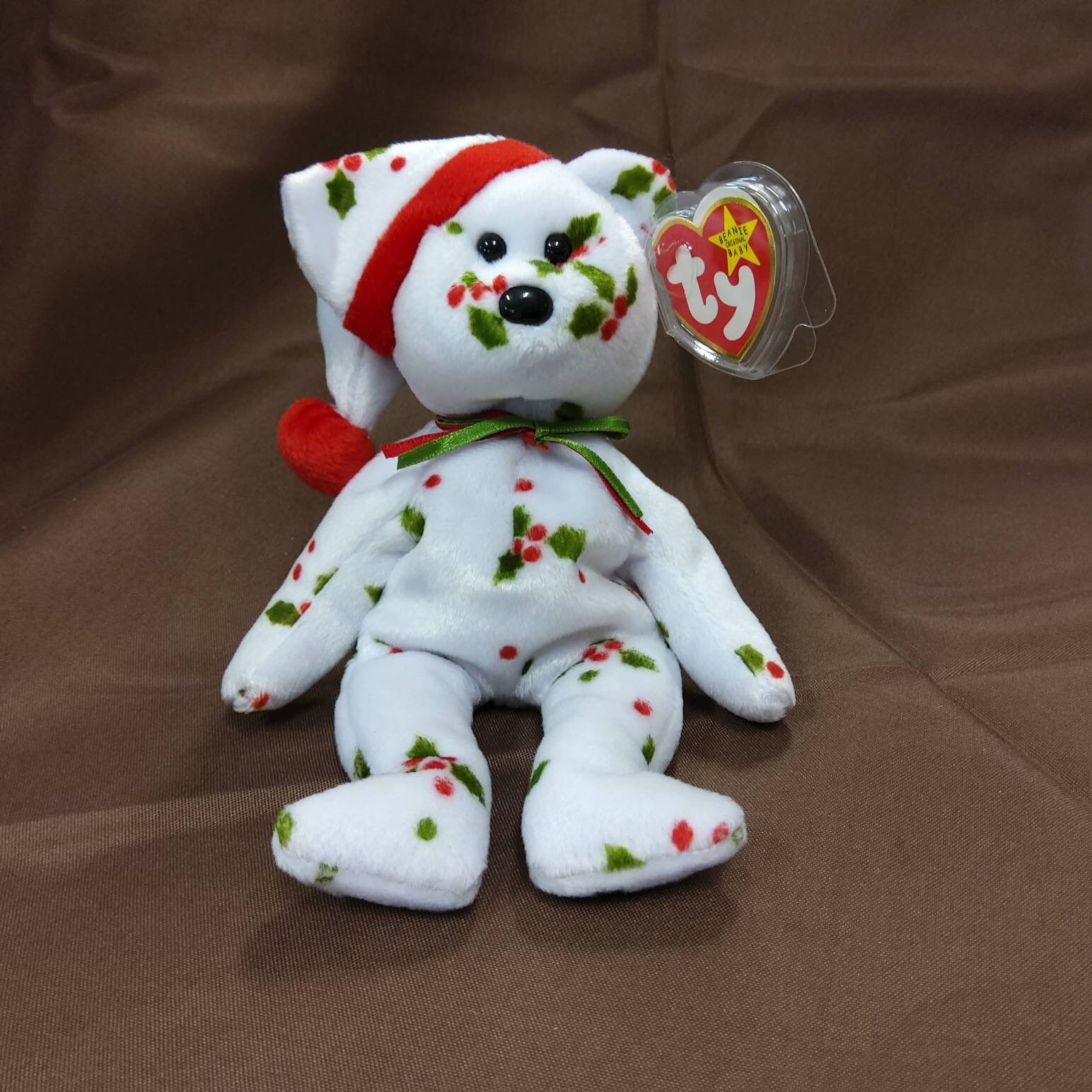 TY Beanie Baby 1998 Holiday Teddy the Christmas - Etsy UK