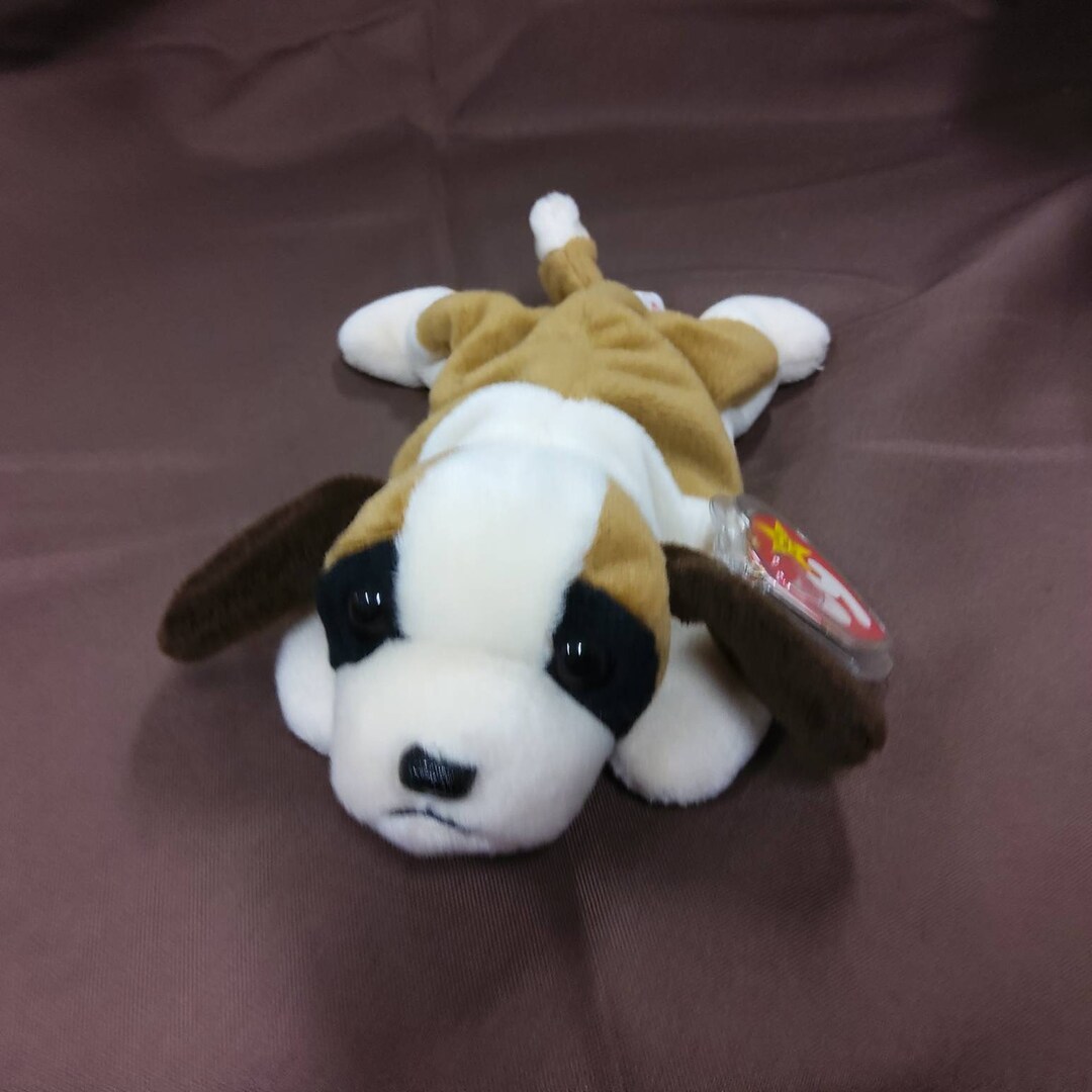 TY Beanie Baby bernie the Saint Bernard Dog. New Etsy