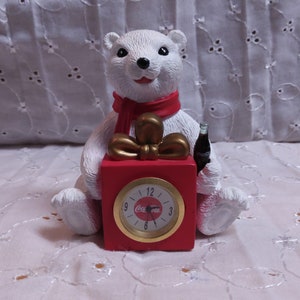 Coca Cola Polar Bear Clock - Etsy