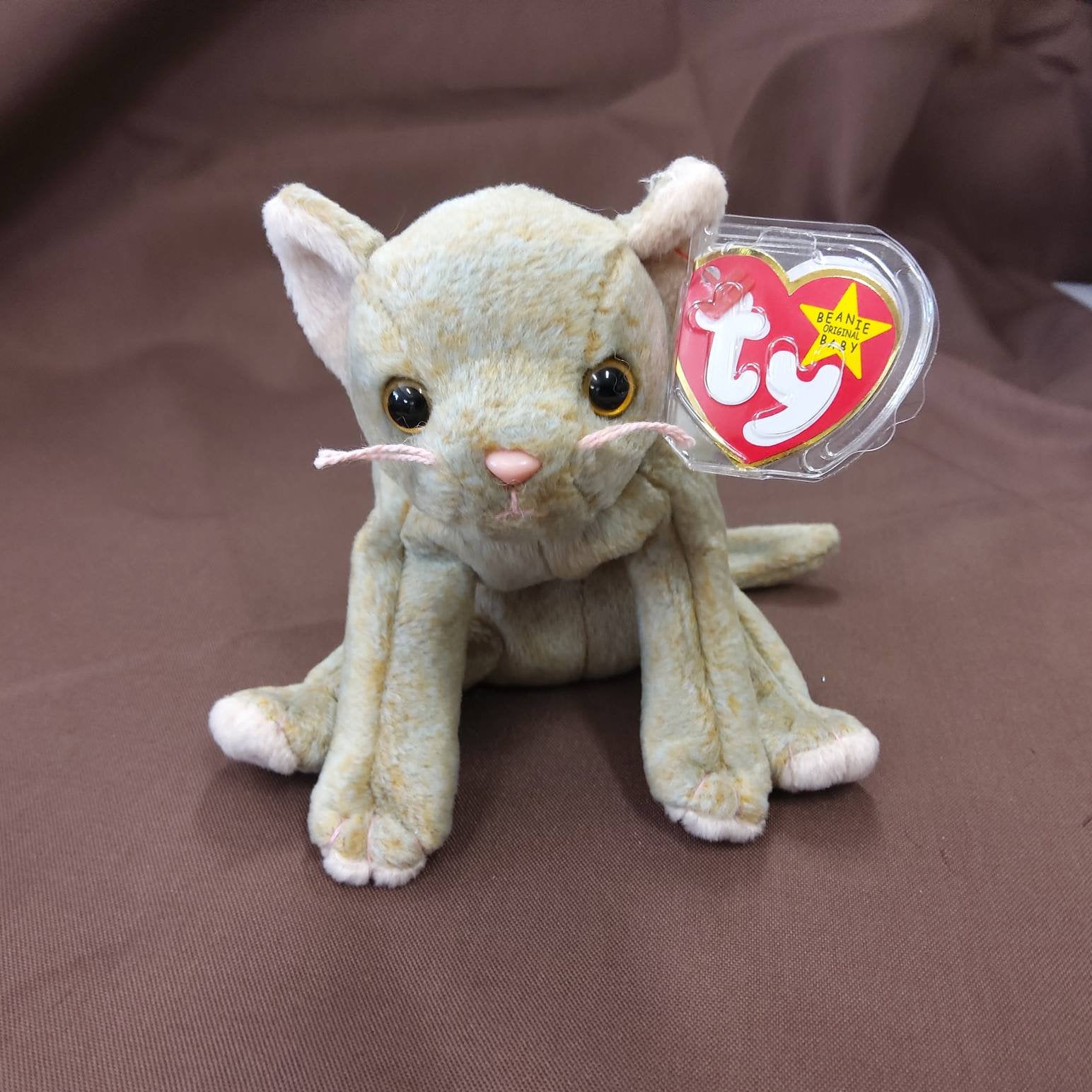 TY Beanie Baby scat the Cat. New Never Played With. Stored in a