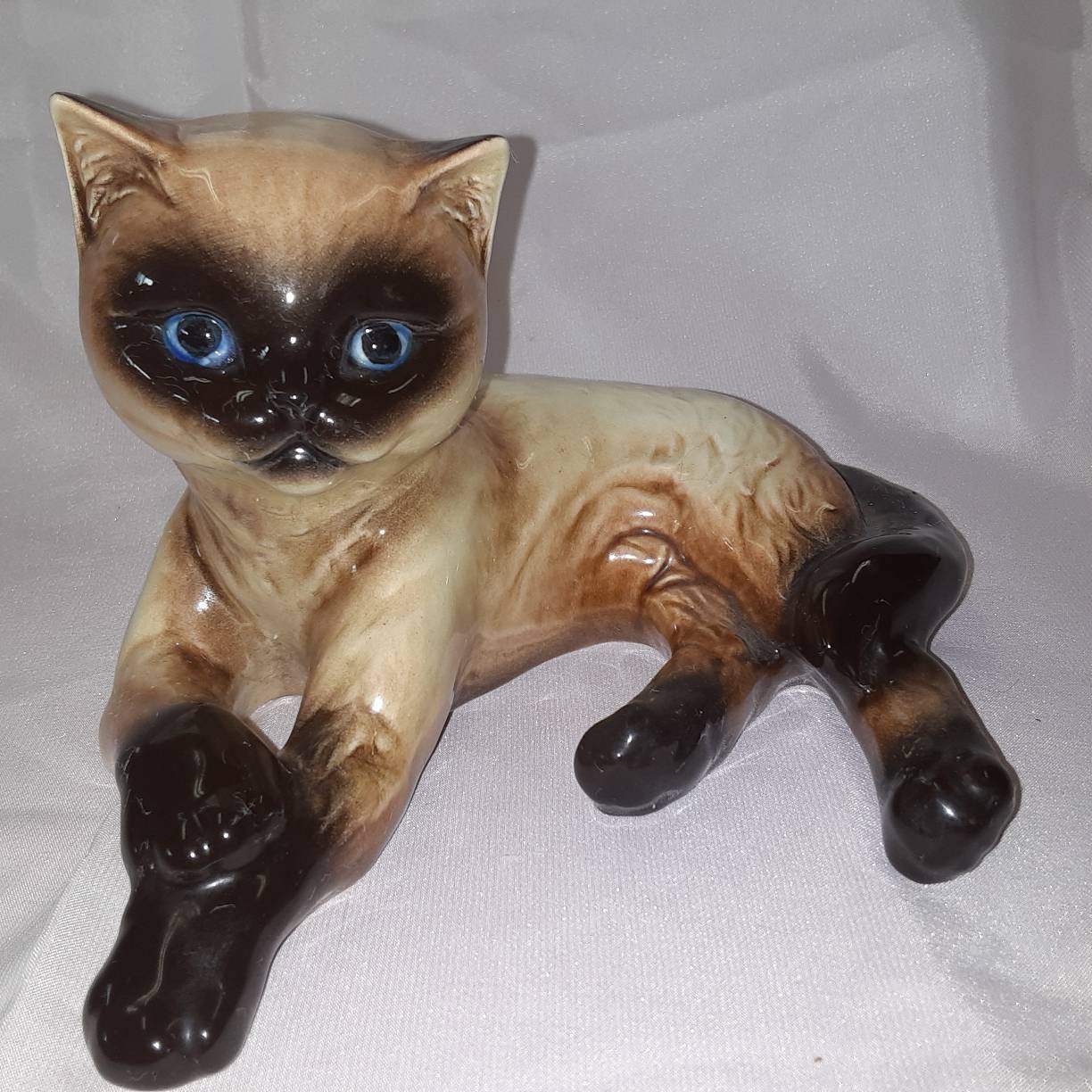 Goebel 　ヴィンテージ　ポーセリン　猫　ドール　人形　置物22ｃｍ Goebel ヴィンテージ ポーセリン 猫 ドール 人形 置物22cm