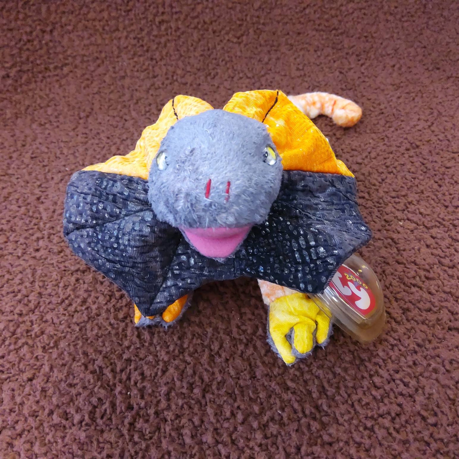 TY Beanie Baby Slayer the Frilled Lizard. New Etsy