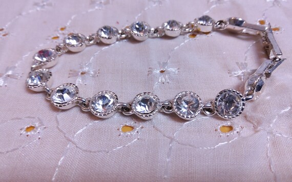 アクセサリー Vintage 50s Silver Chain Cross Bracelet Sterling Silver Iron Cross Bracelet. For Sale at Ruby Lane